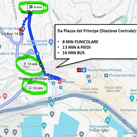 Lägenhet Principe Del Mar Genua