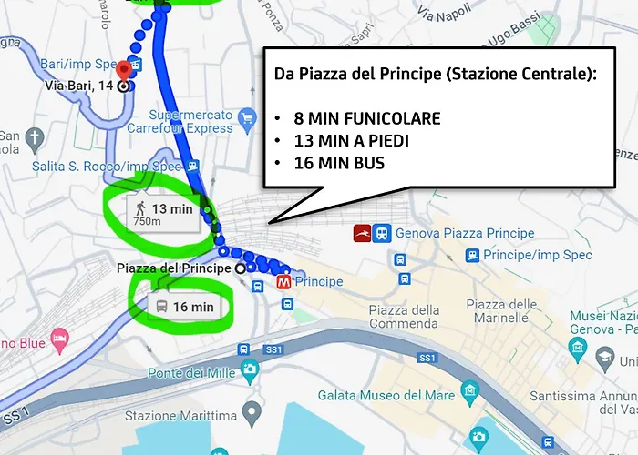 アパート Principe Del Mar ジェノヴァ